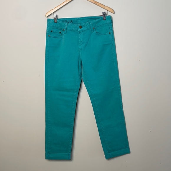 Garnet Hill Pants - Garnet Hill Turquoise Pants